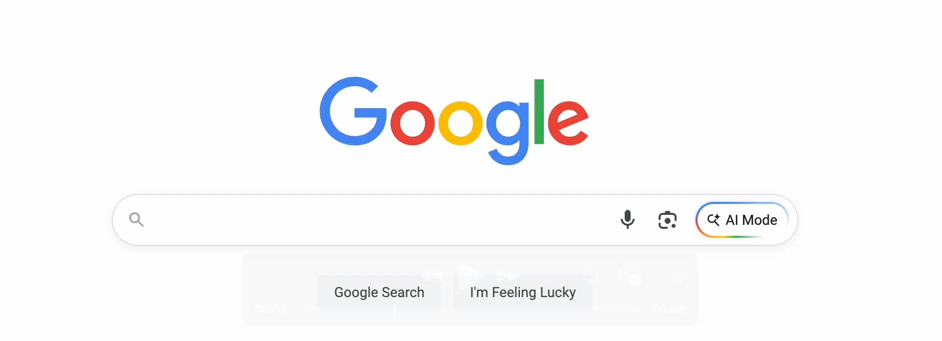 Google Home Page Search Box Ai Mode Button