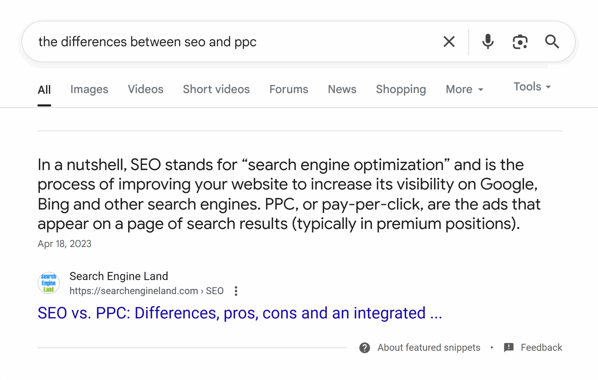 Google Serp Diffirences Between Seo Ppc Scaled