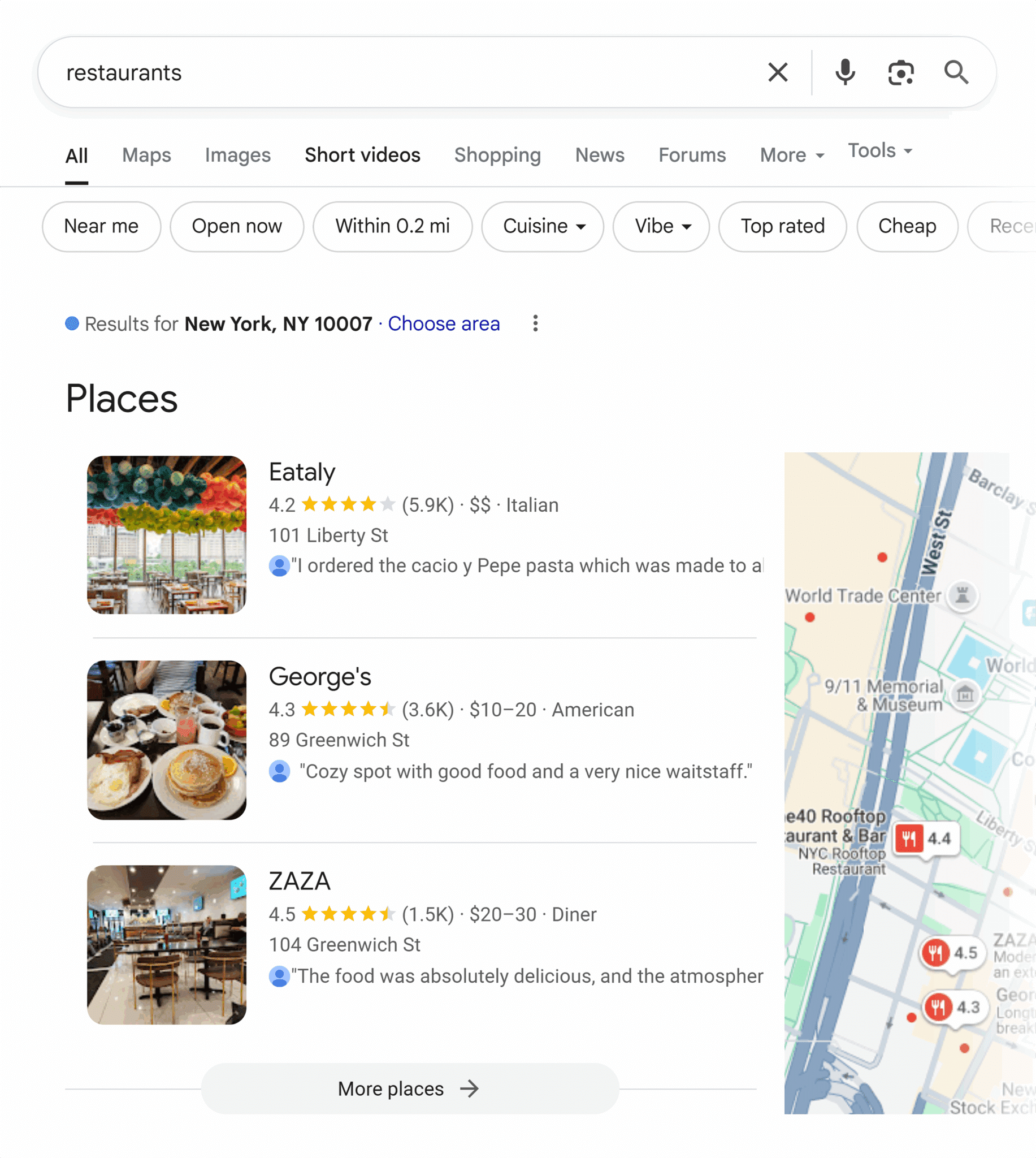 Google Serp Restaurants Snack Pack Scaled