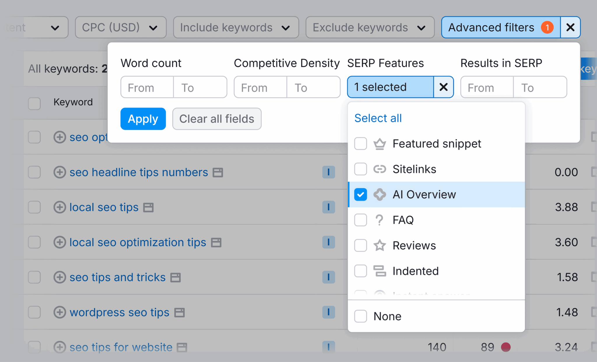 Keyword Magic Tool Ai Overview Filter Scaled