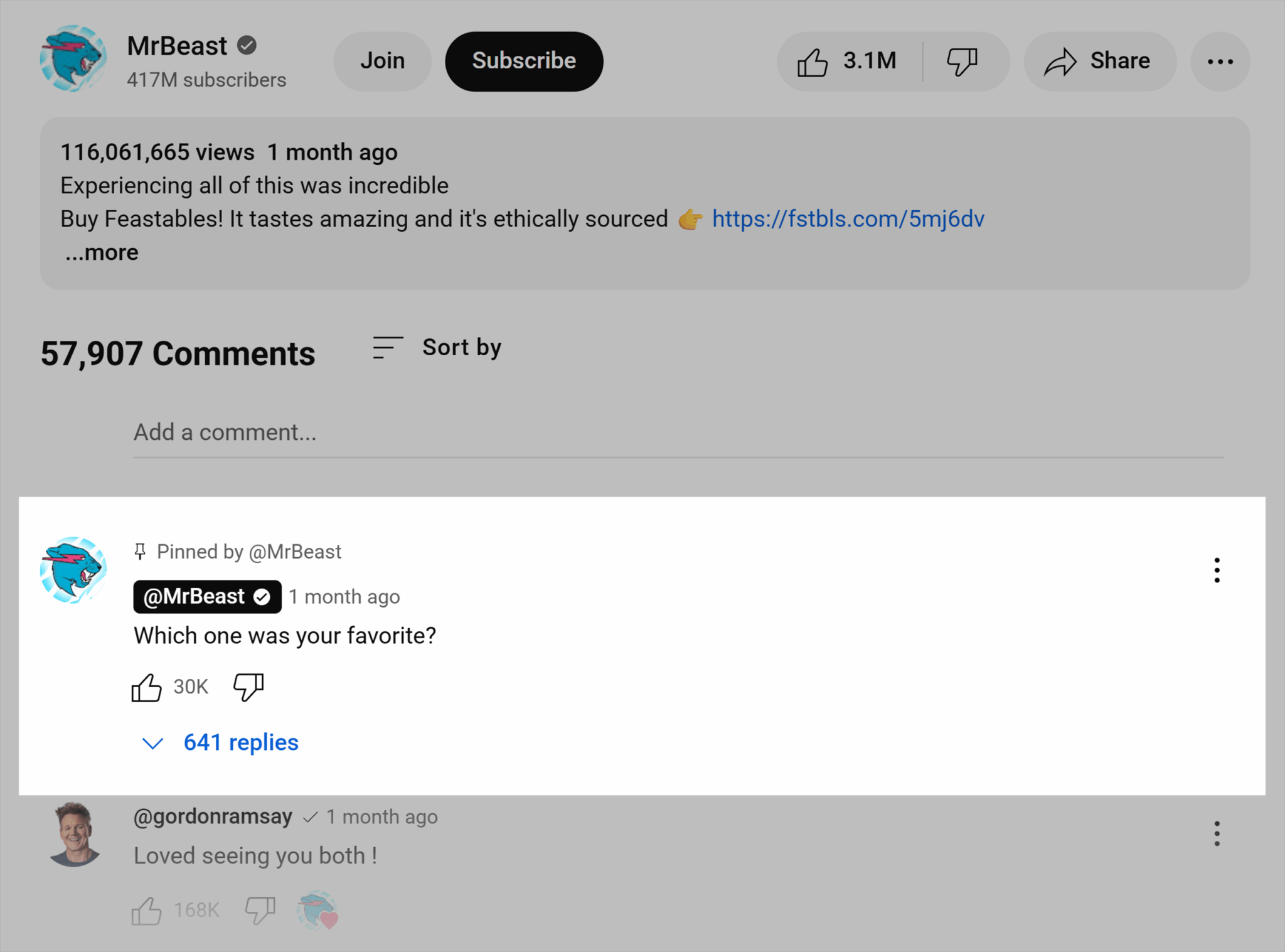 Youtube Mrbeast Pinned Comment Scaled