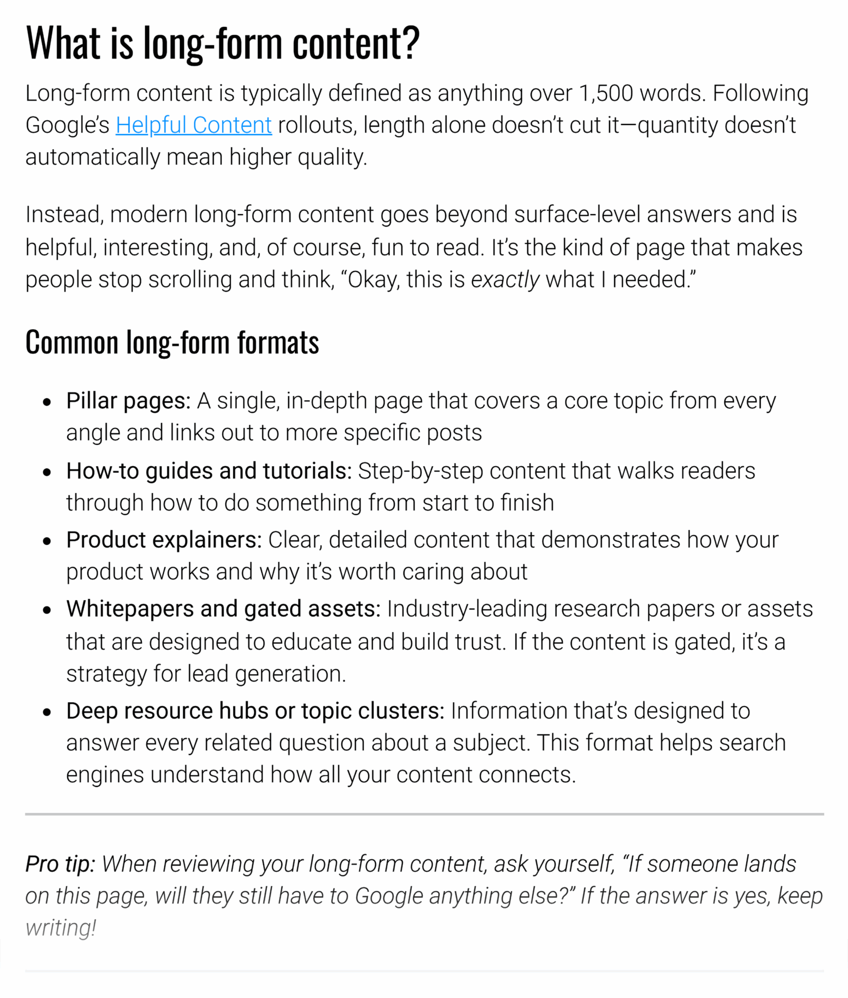Sel Structured Content Scaled