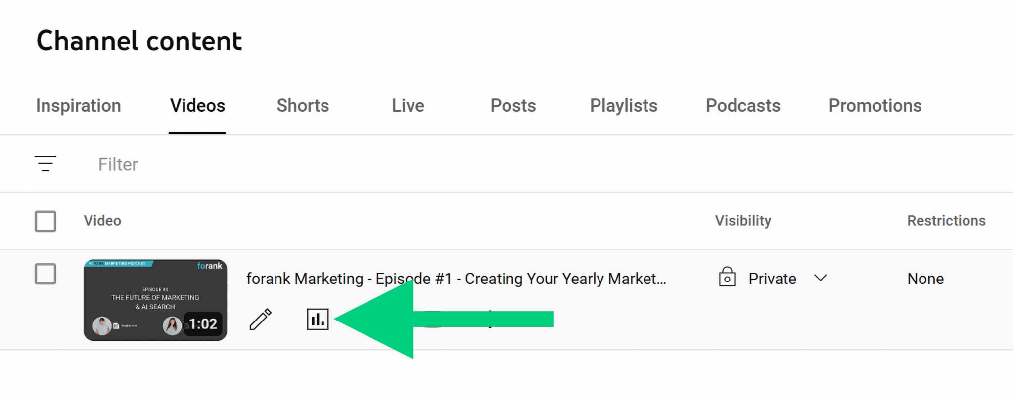 Youtube Studio Channel Content Analytics Scaled