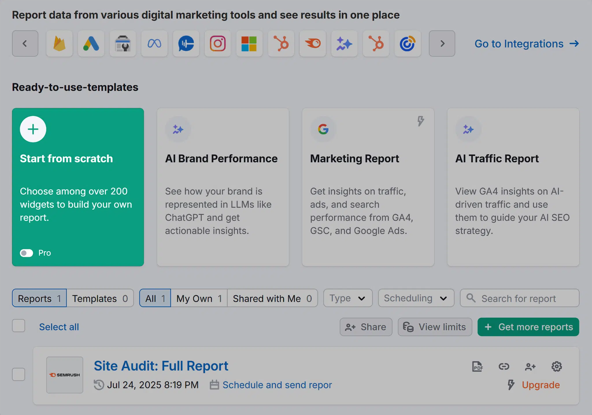Semrush Reports Start From Scratch Scaled