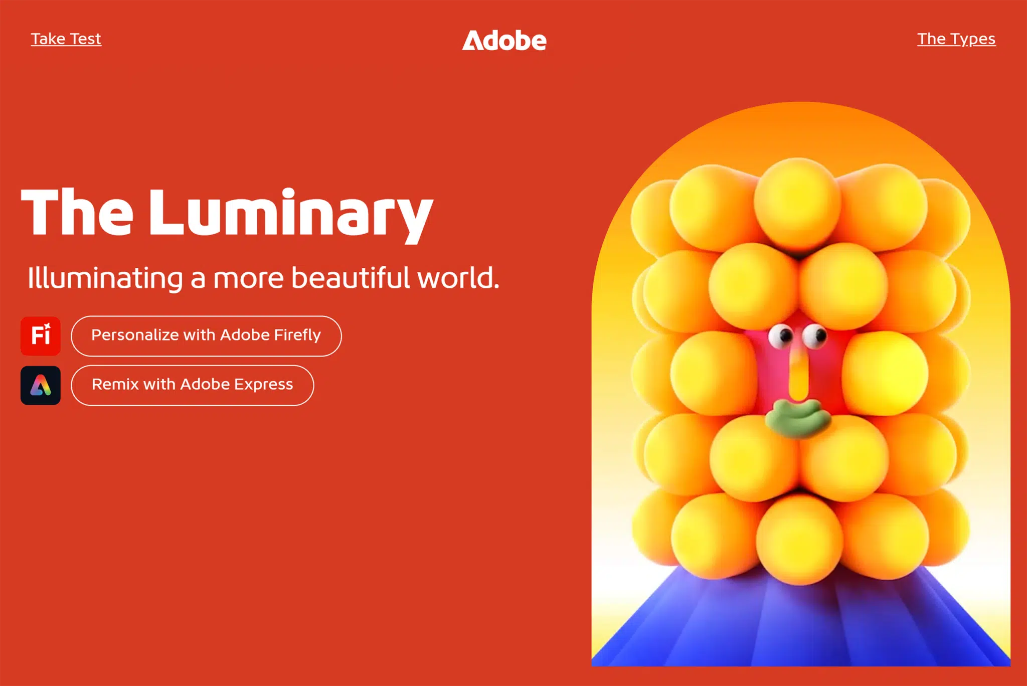 Adobe Luminary Homepage Scaled
