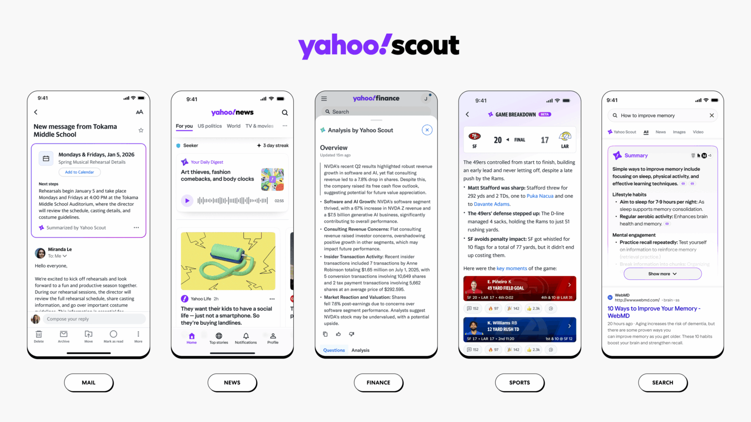 Yahoo debuts Scout, an AI search and companion experience