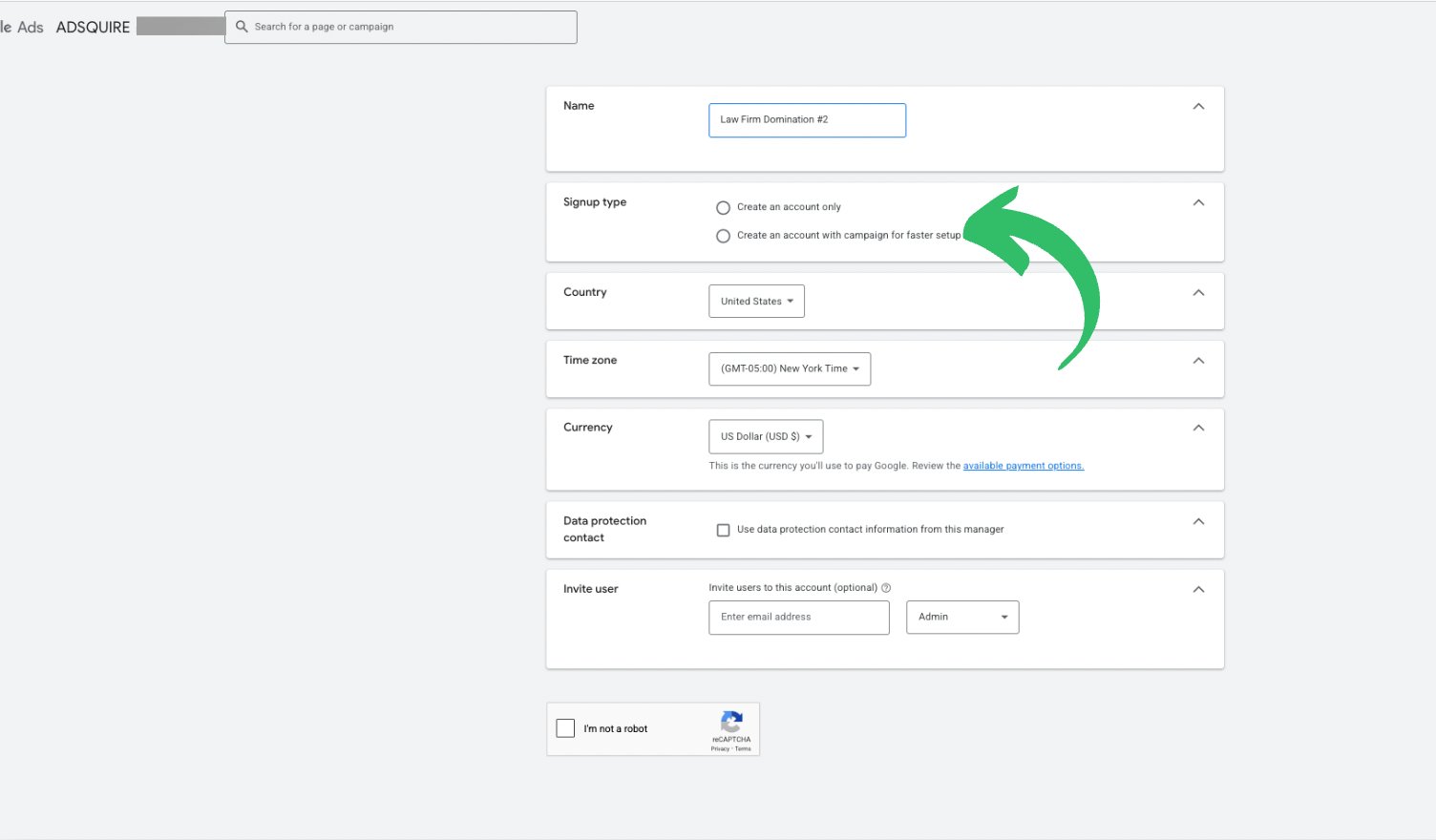 Google Ads Create An Account With Campaign For Faster Set Up 1768310154