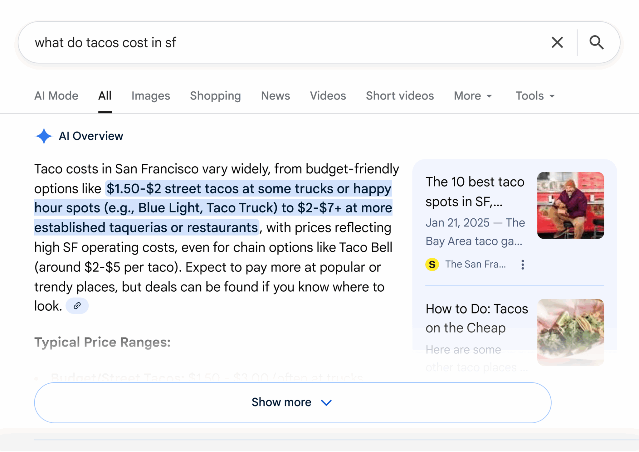 Google Ai Overviewe What Do Tacos Cost In Sf Scaled