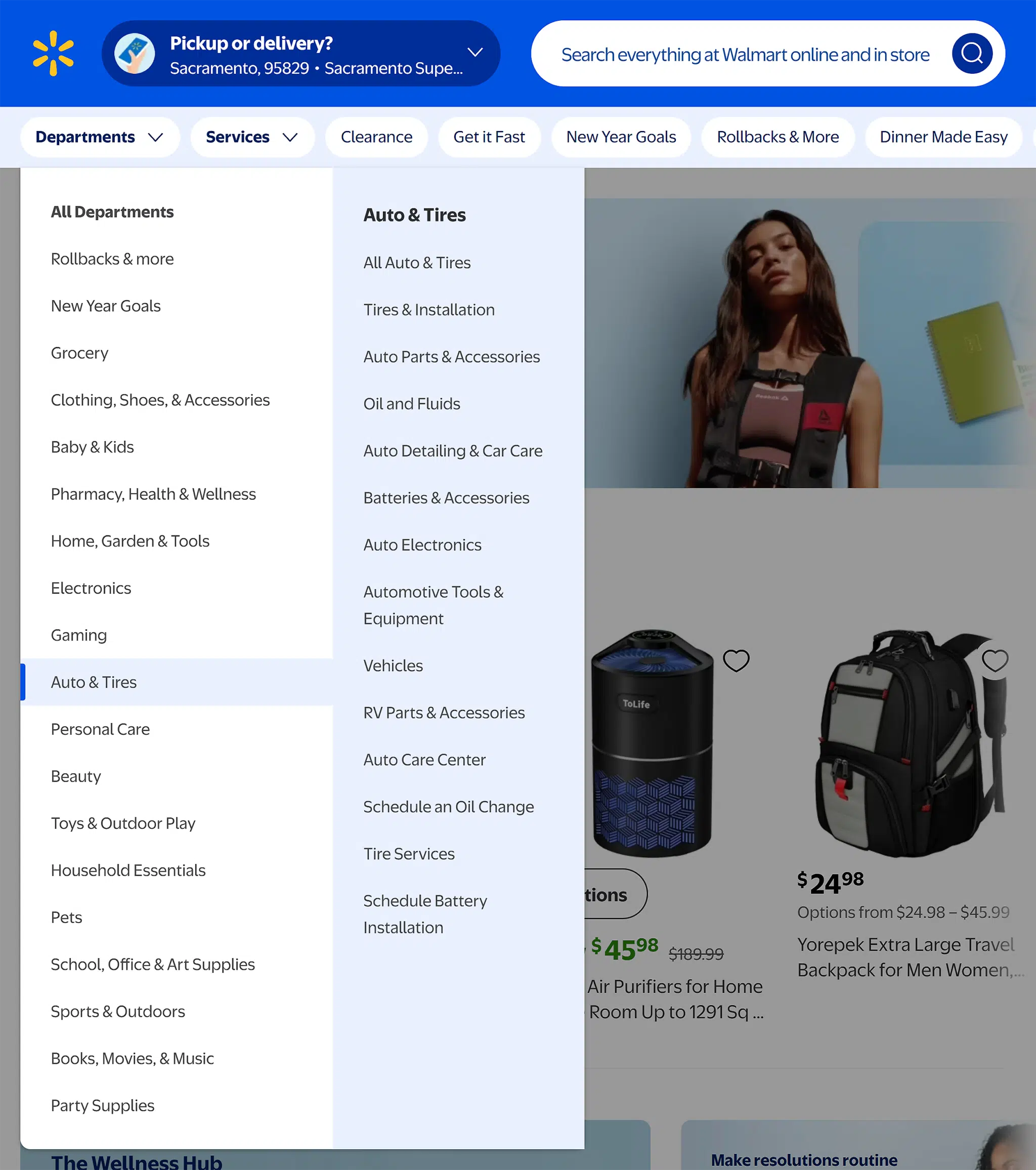 Walmart Drop Down Menu Scaled