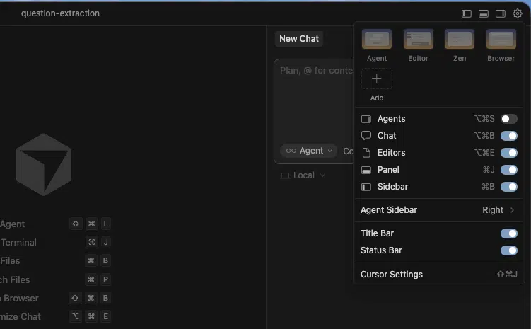 Cursor - Editor Mode
