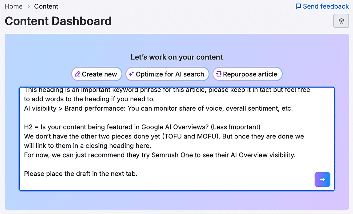 Ai Generated Article Dashboard