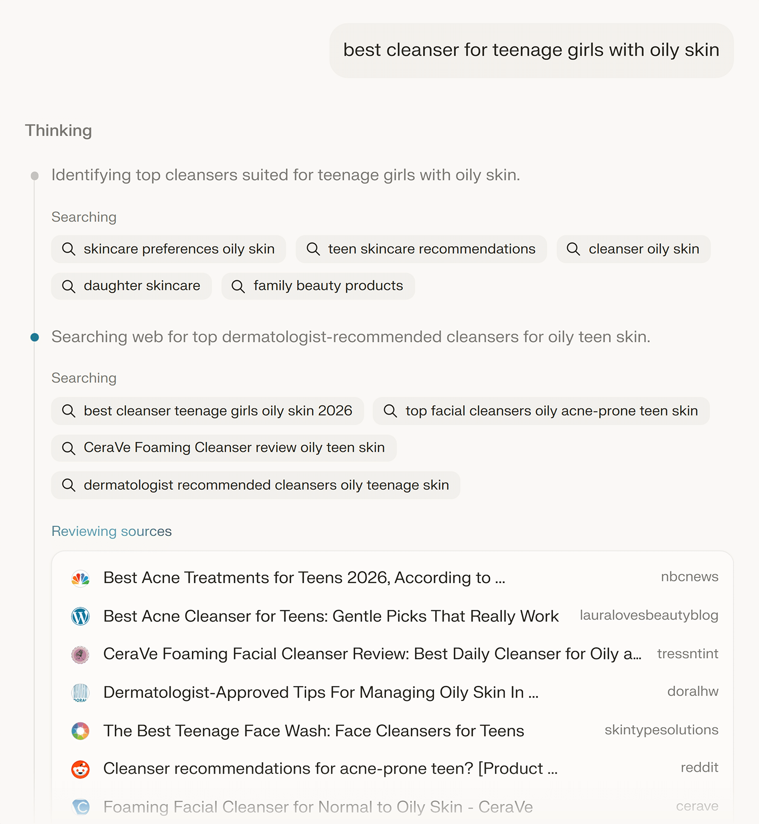 Perplexity Multiple Related Searches