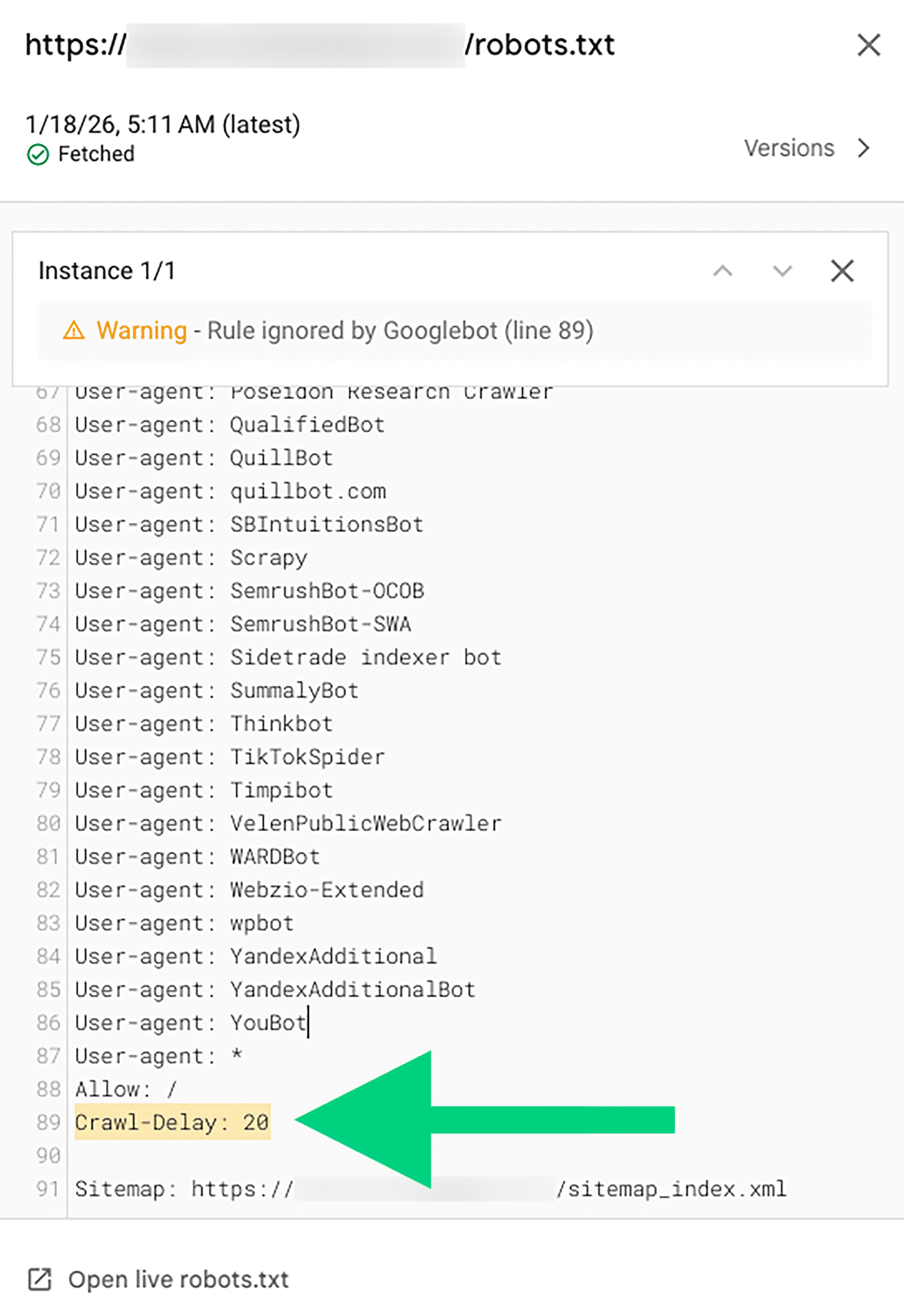 Status Of Robots Txt File Scaled