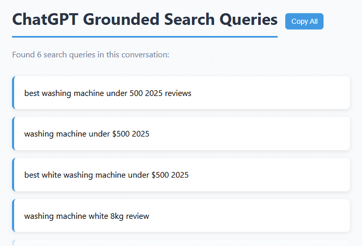 Chatgpt Search Query Extractor