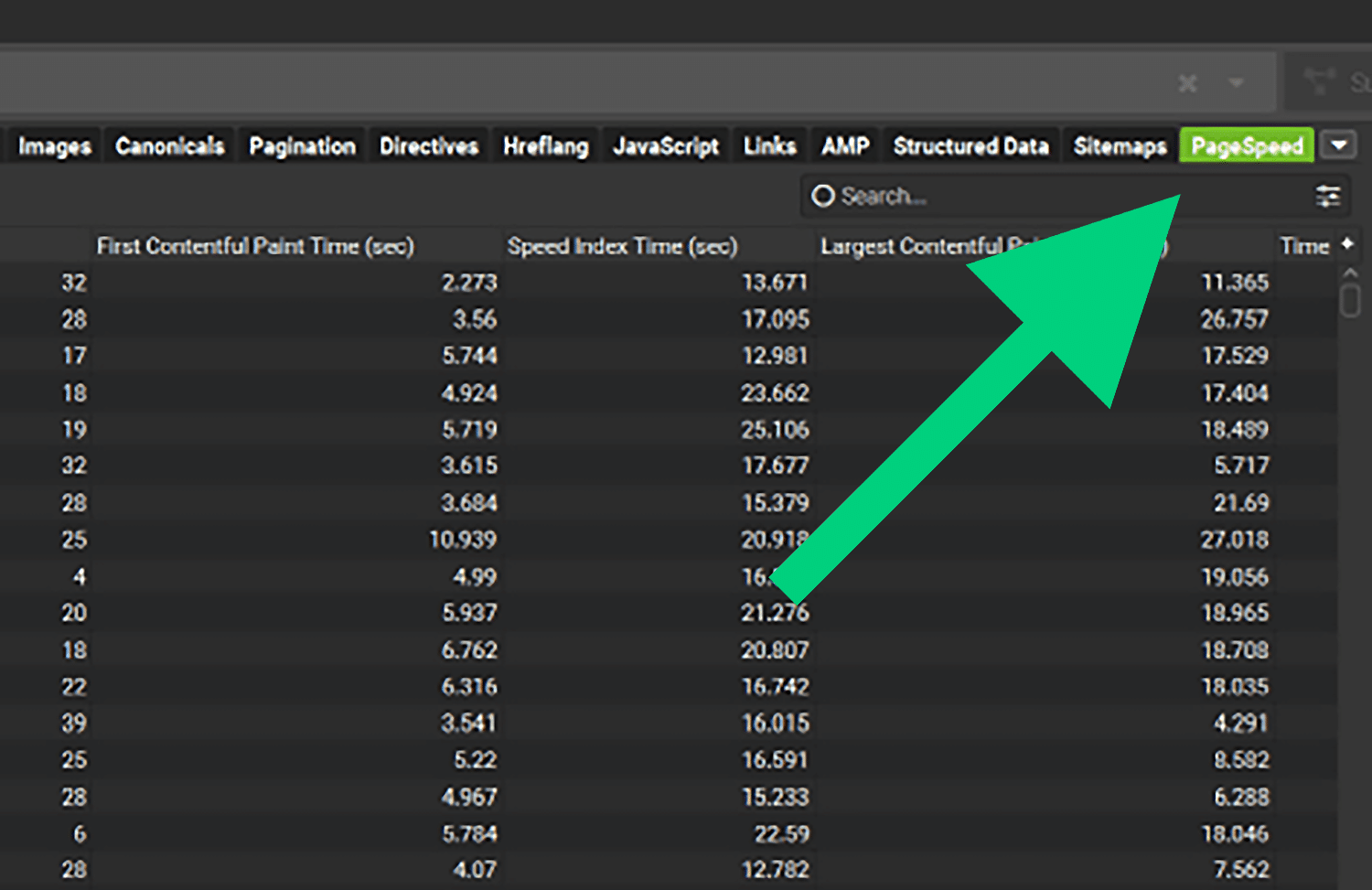 Pagespeed Insights Pagespeed Data