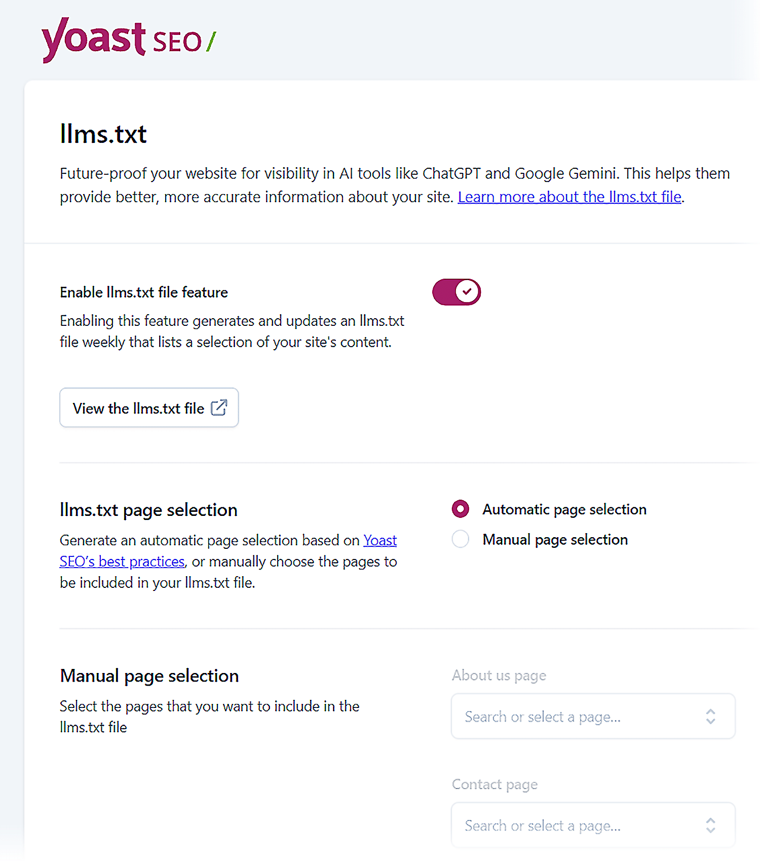 Yoast Seo Llms
