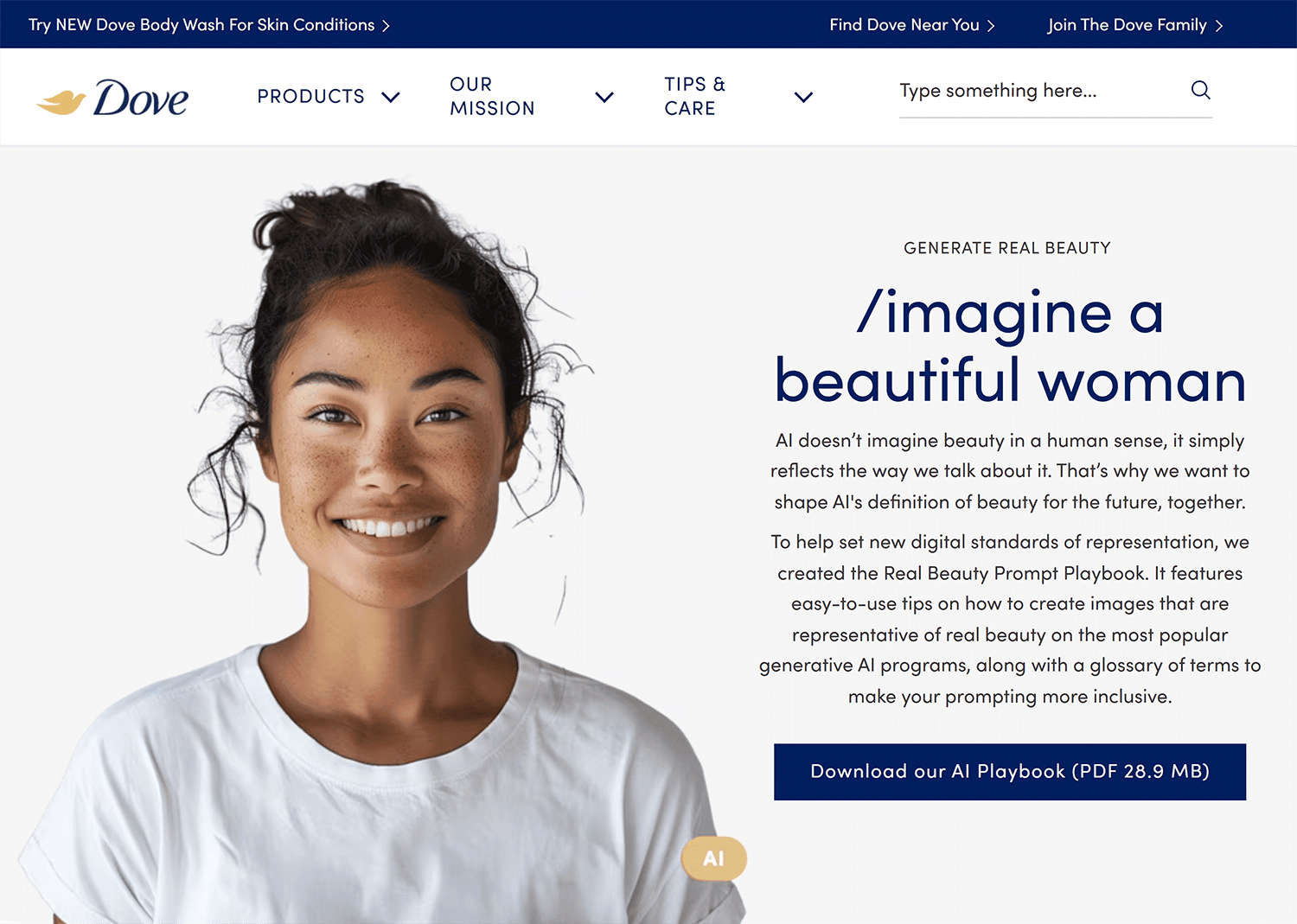 Dove Inclusive Ai Visuals