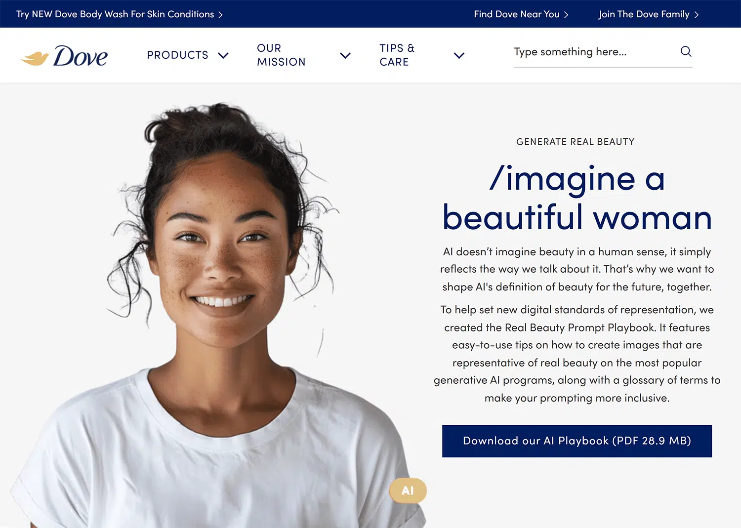 Dove Inclusive Ai Visuals
