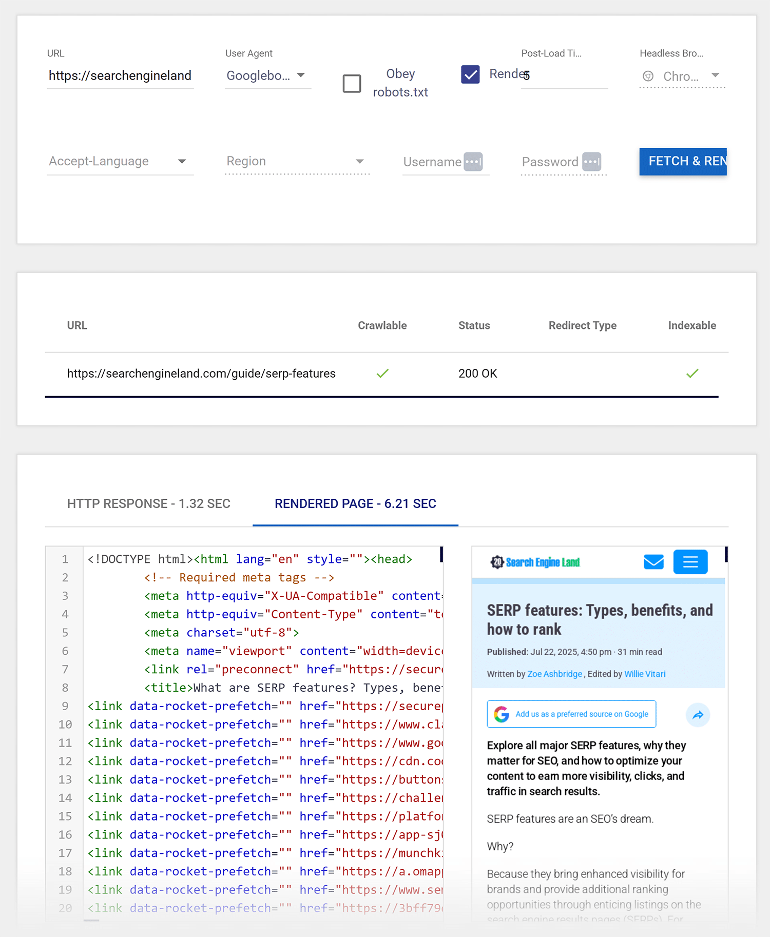 Technicalseo Fetch Render