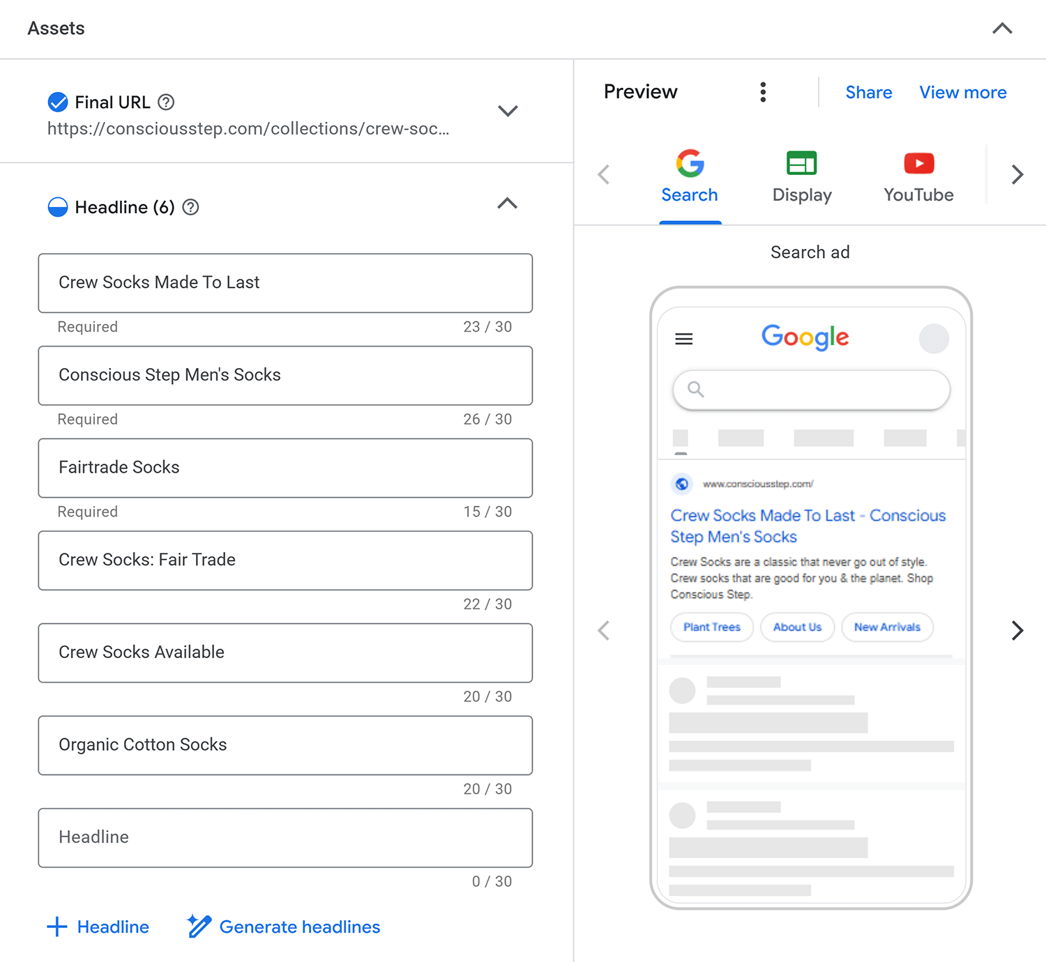Google Ads Pmax Ad Preview
