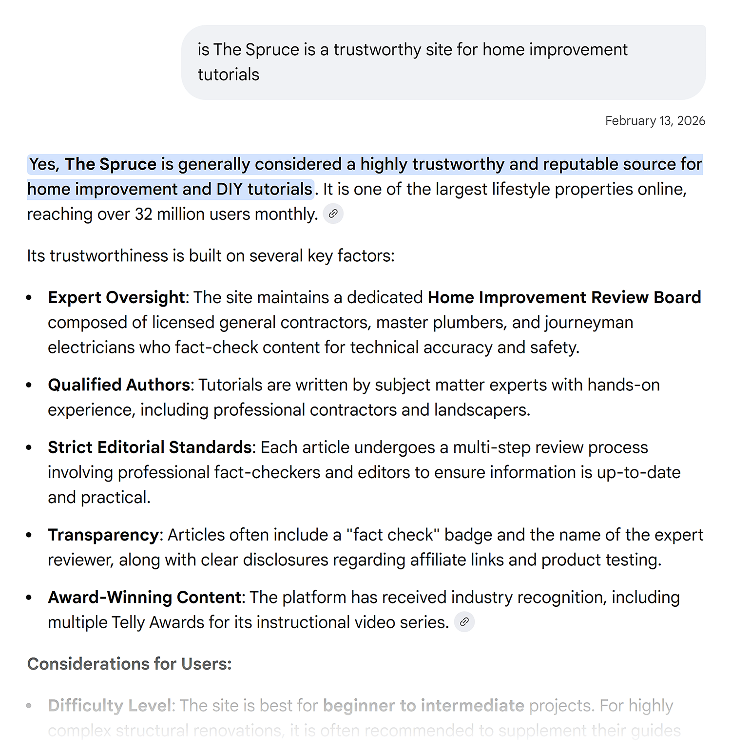 Google Ai Mode Thespruce Trustworthiness 1