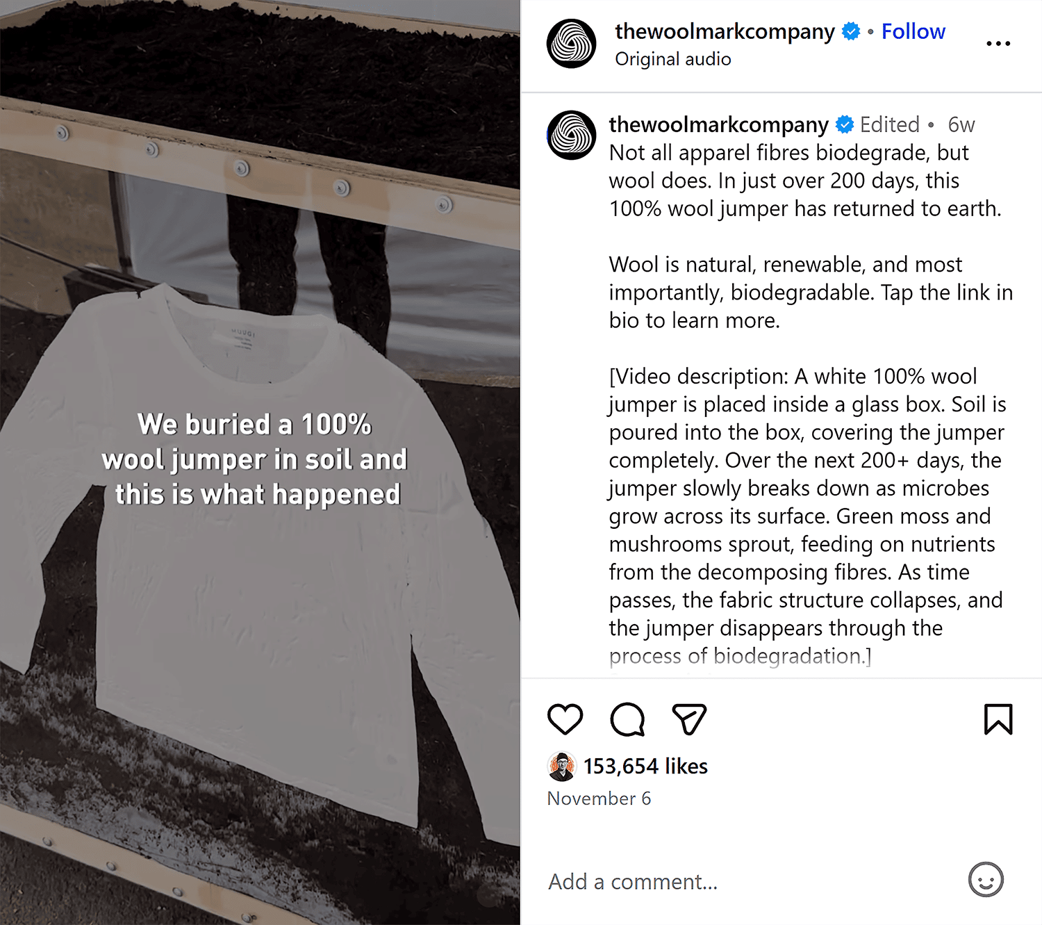 Instagram Woolmark Decompose Clothing 1