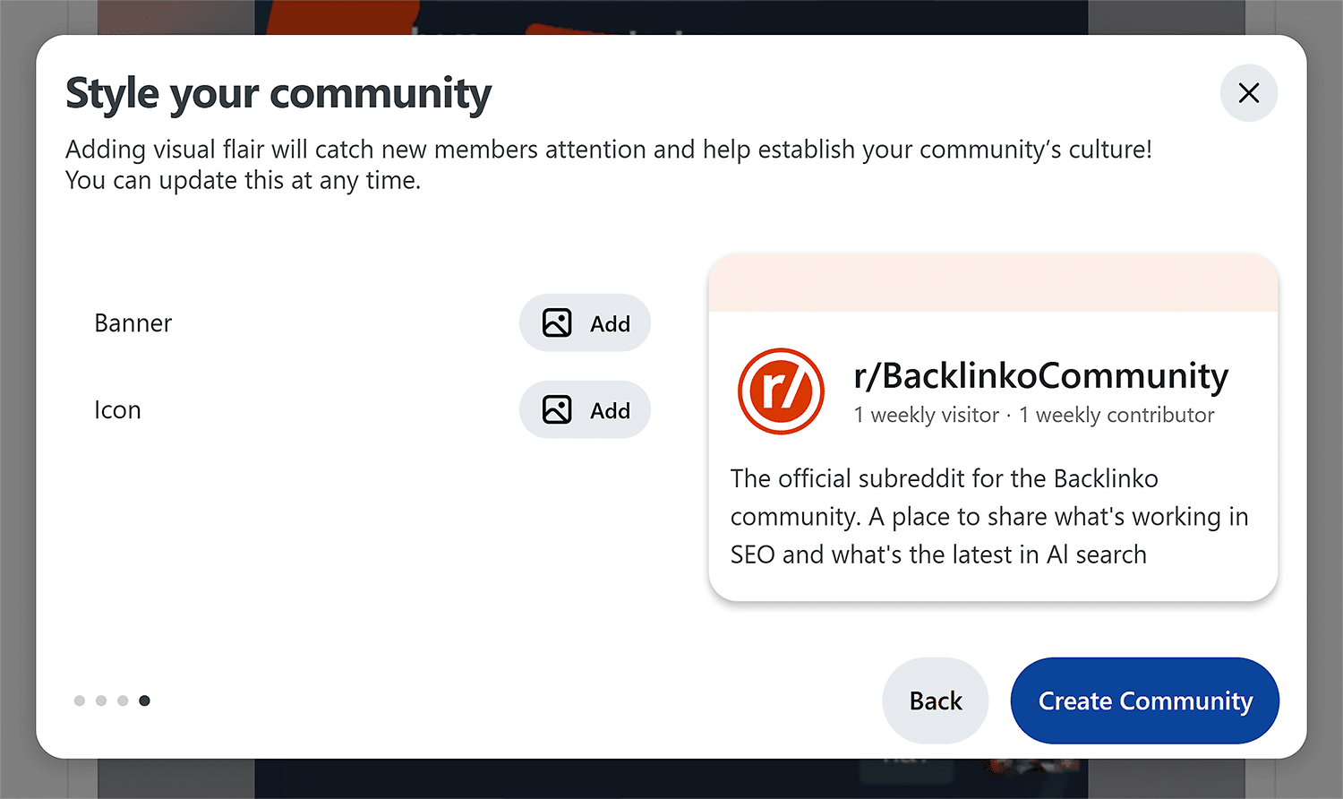 Reddit Style Your Community