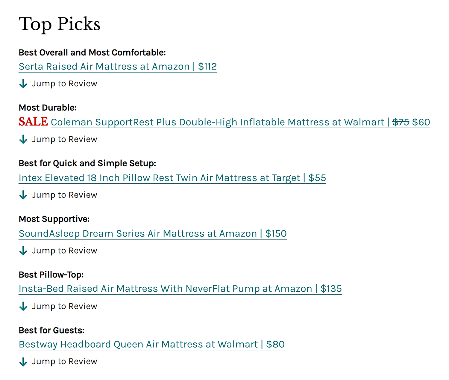 Thespruce Article Top Picks