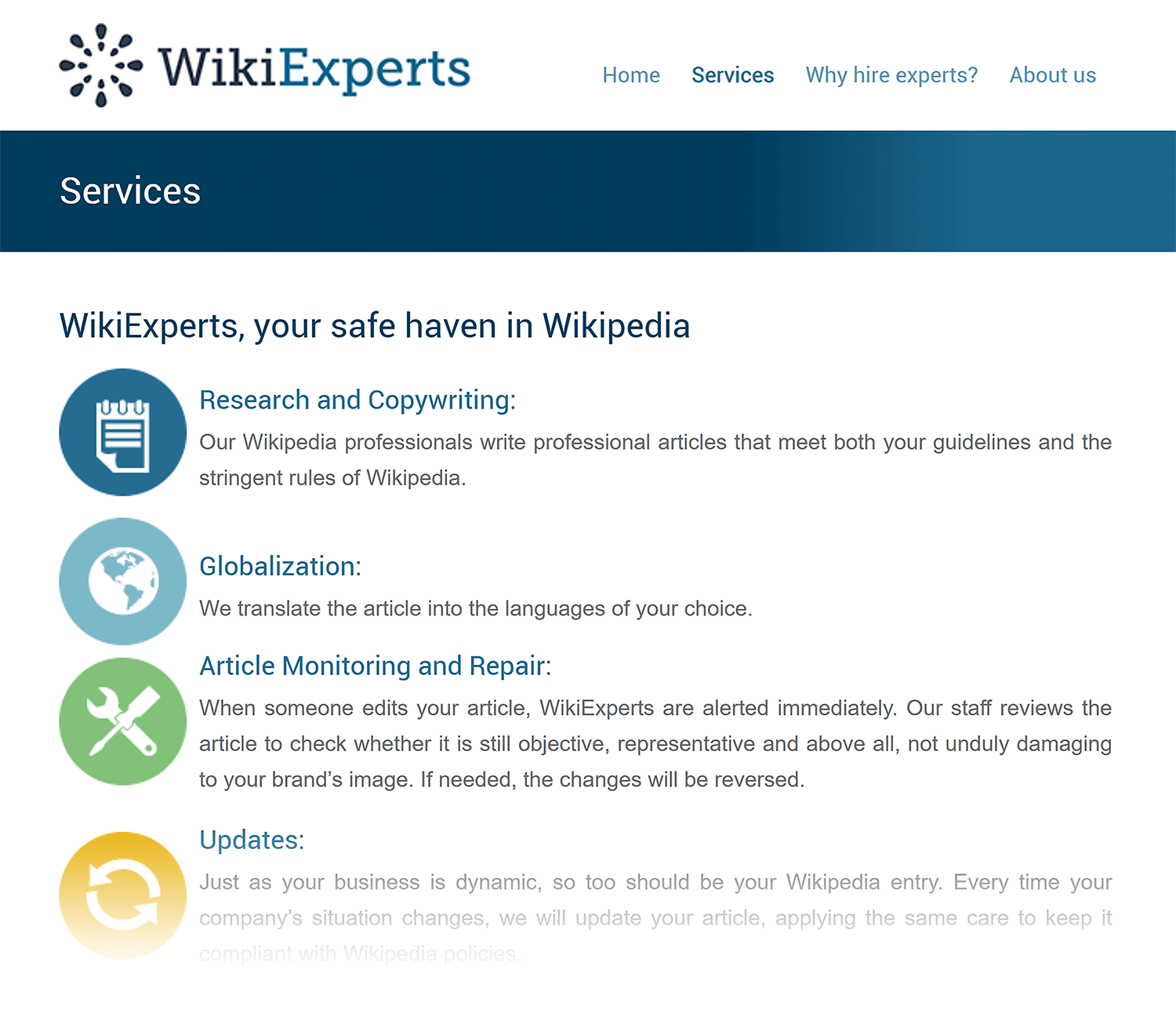 Wikiexperts Services