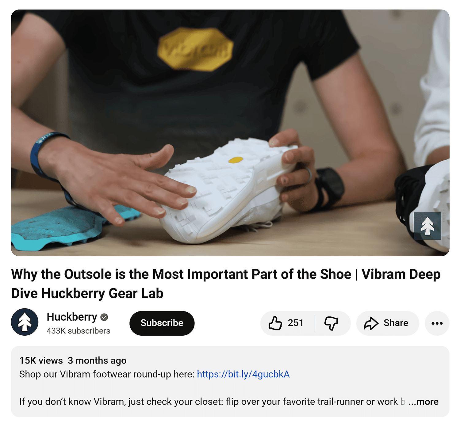 Youtube Vibram Lab Test Of Product 1