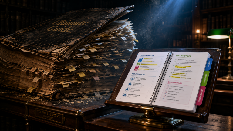 What replaces the ultimate guide in AI search