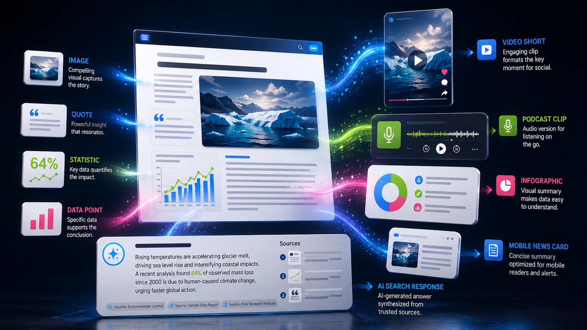 How to turn news articles into assets for AI search
