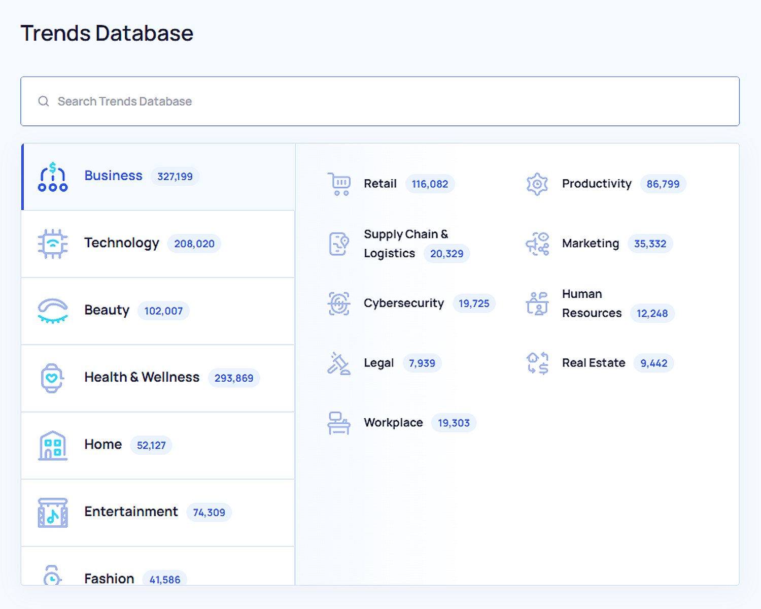 Explodingtopics Database