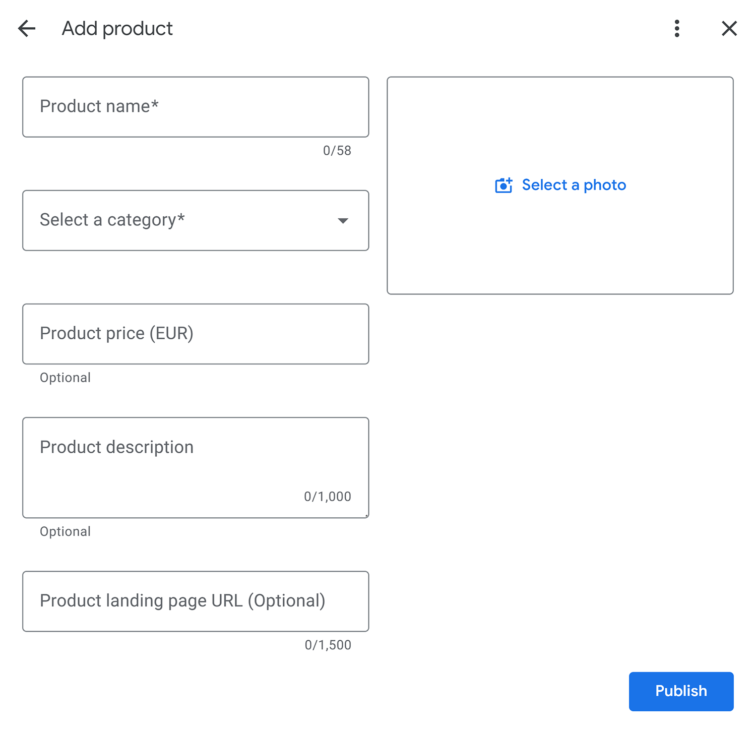 Gbp Add Product