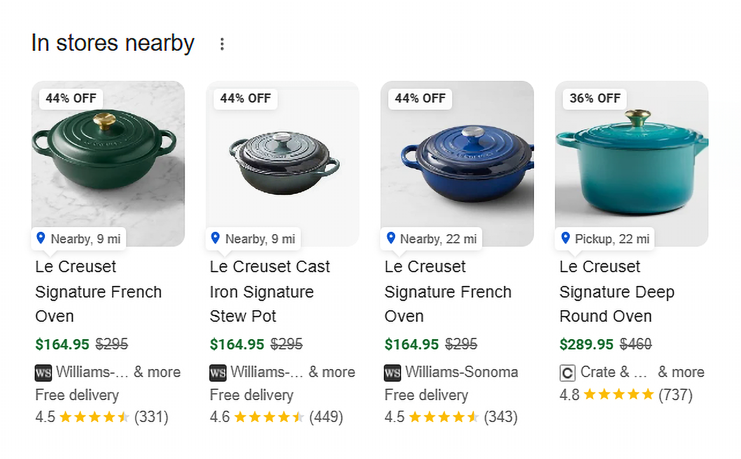 Google Serp In Stores Nearby