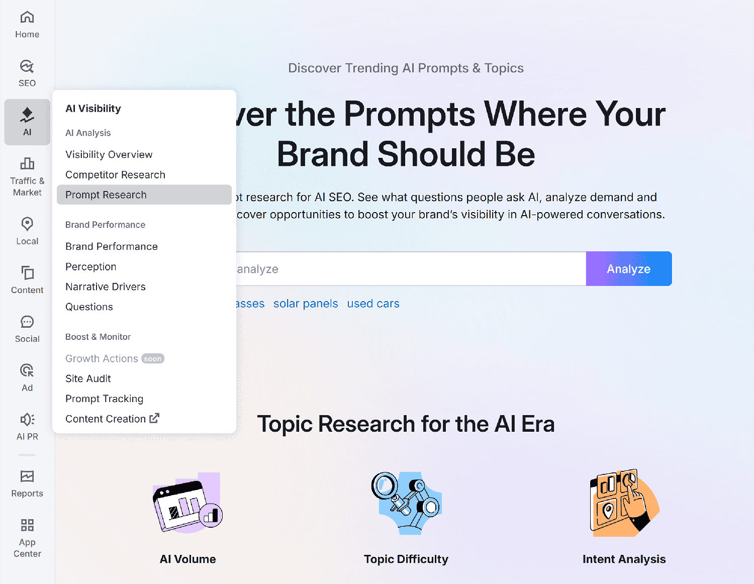 Semrush Ai Seo Prompt Research