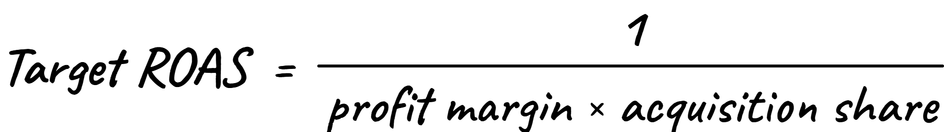 target-roas-formula