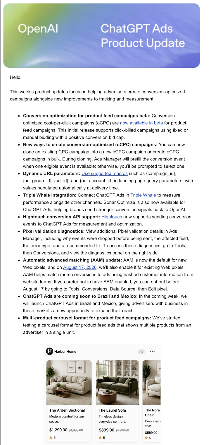 OpenAI Updates