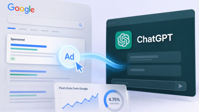 ChatGPT draws more paid clicks from Google than any other top destination