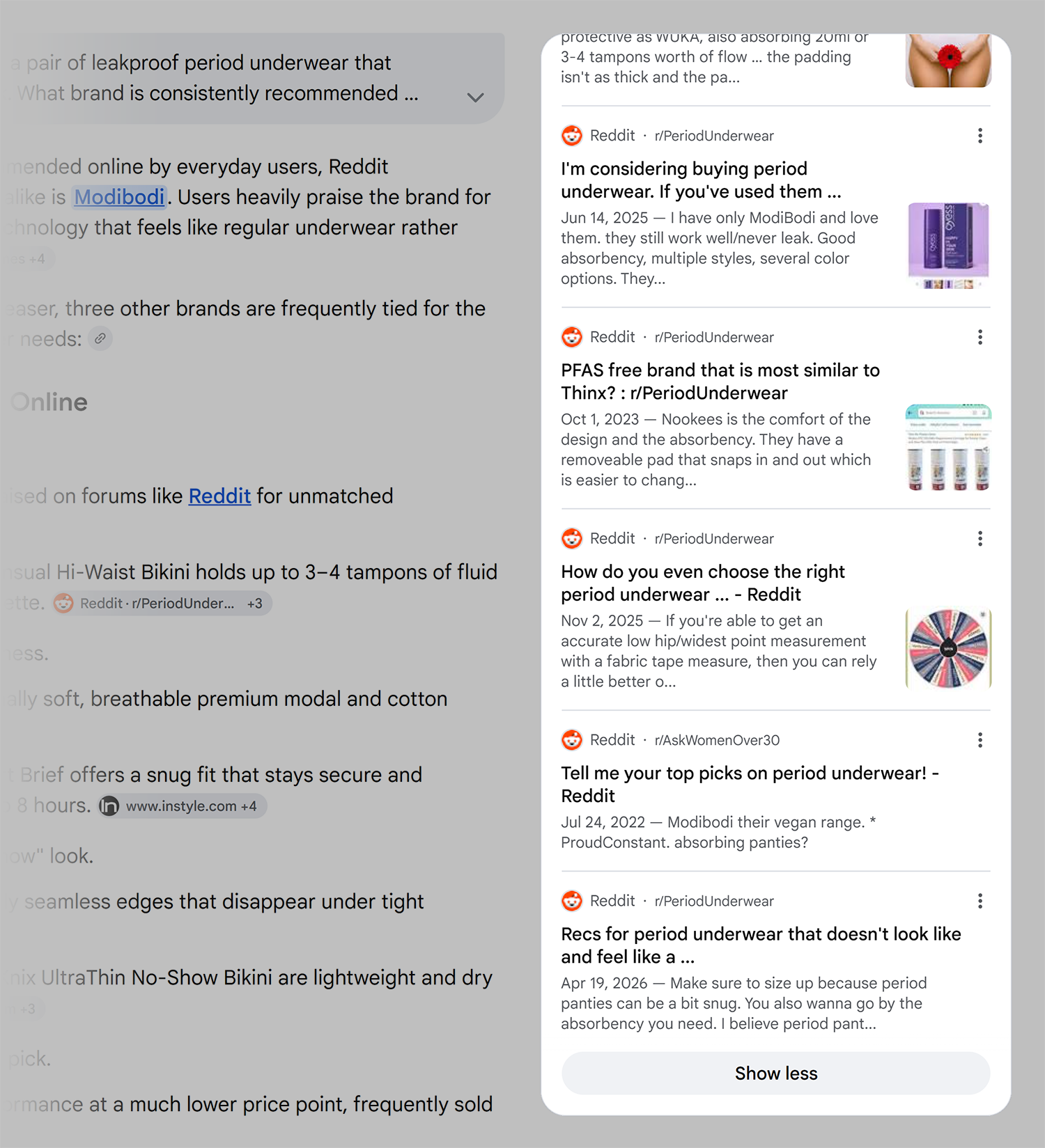 Google Ai Mode Period Underwear Reddit Sources 1