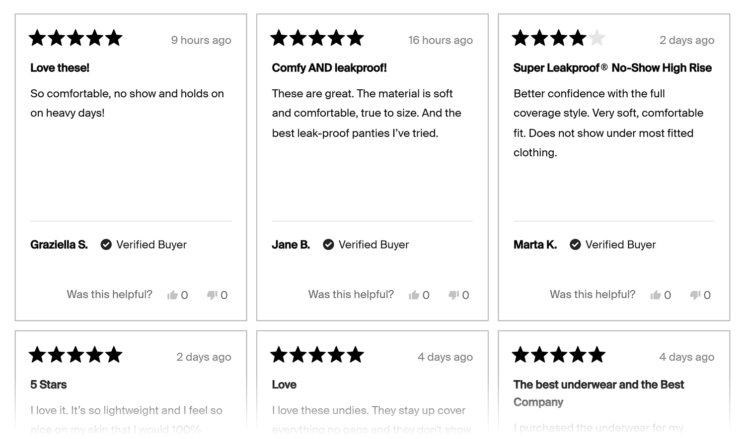 Knix Filtered Reviews