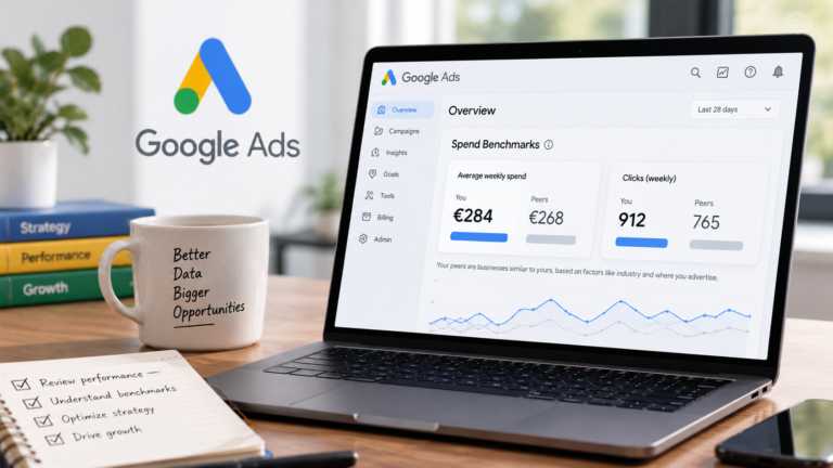 Google Ads is showing advertisers how their spending compares with peers