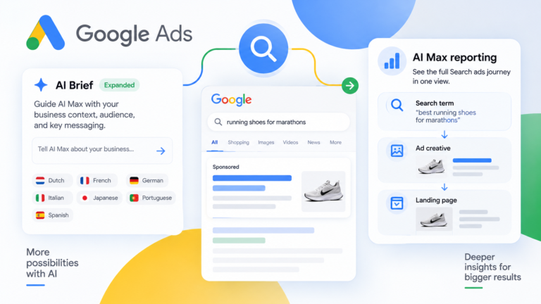 Google expands AI Brief and adds deeper AI Max reporting