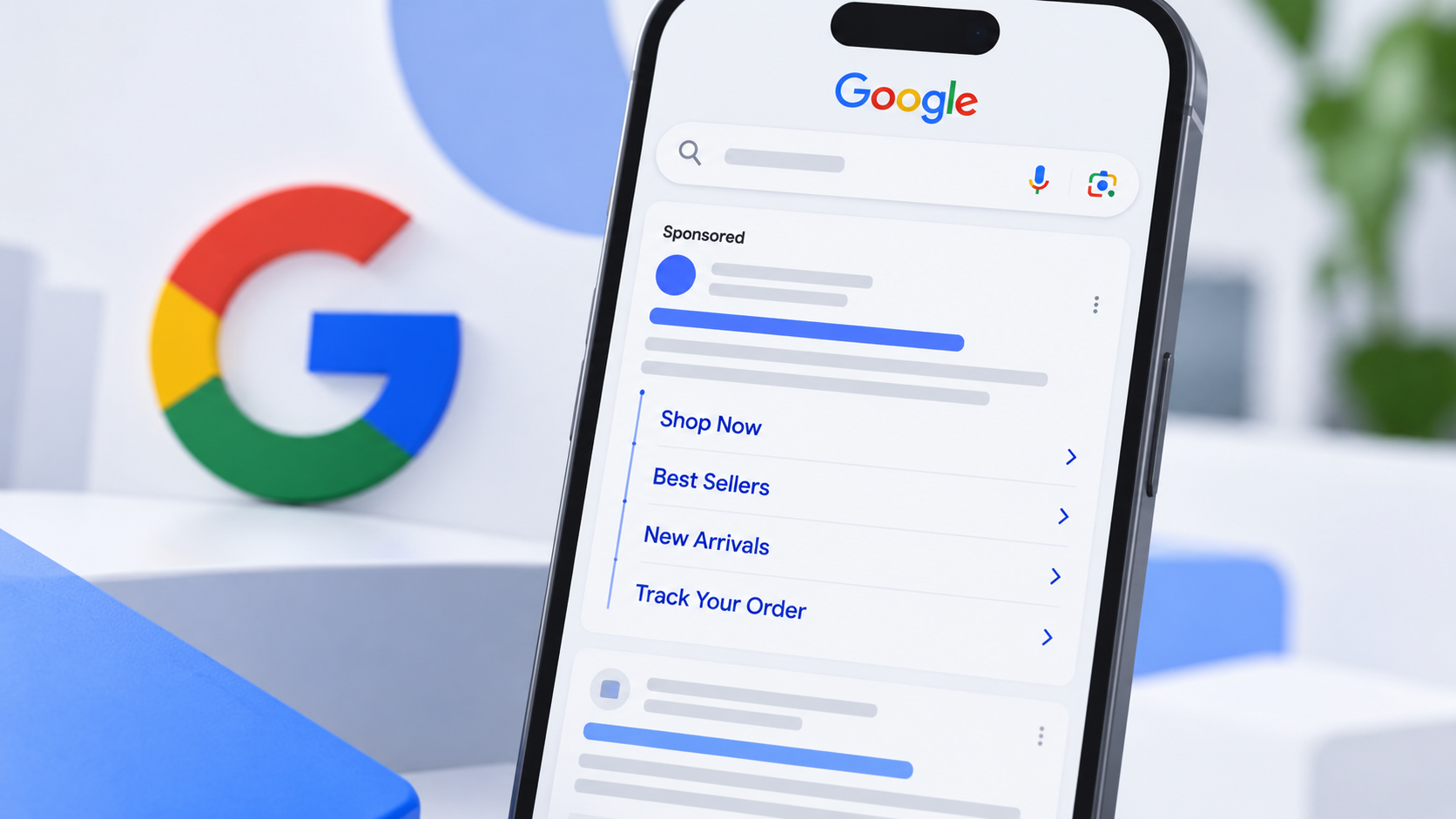 Google tests a new look for mobile ad sitelinks