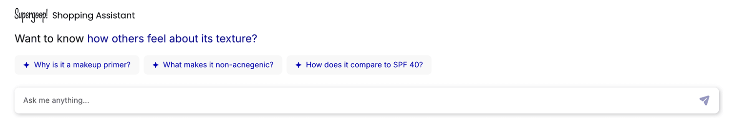 Supergoop PDP AI