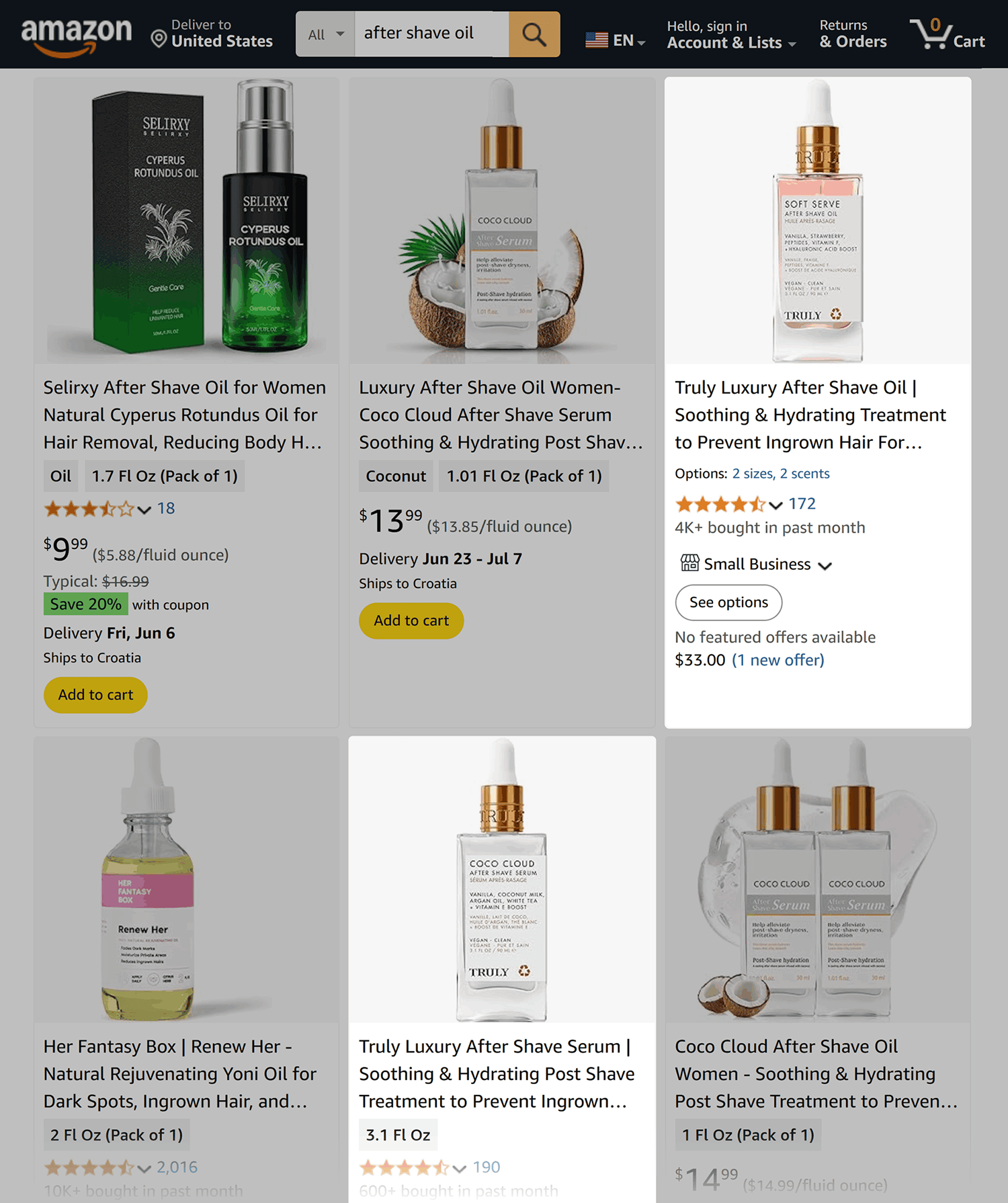 Amazon – After shave oil – Truly – Results Amazon After Shave Oil Truly Results Scaled 1