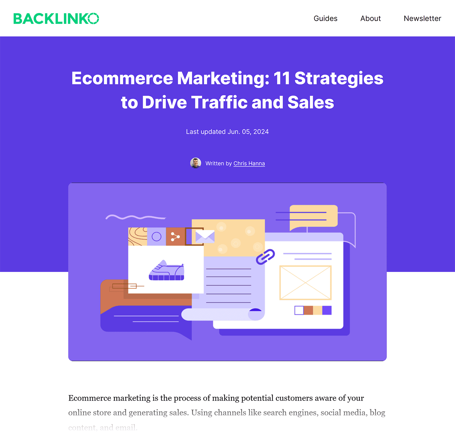 Backlinko – Ecommerce marketing Backlinko Ecommerce Marketing 2024 1