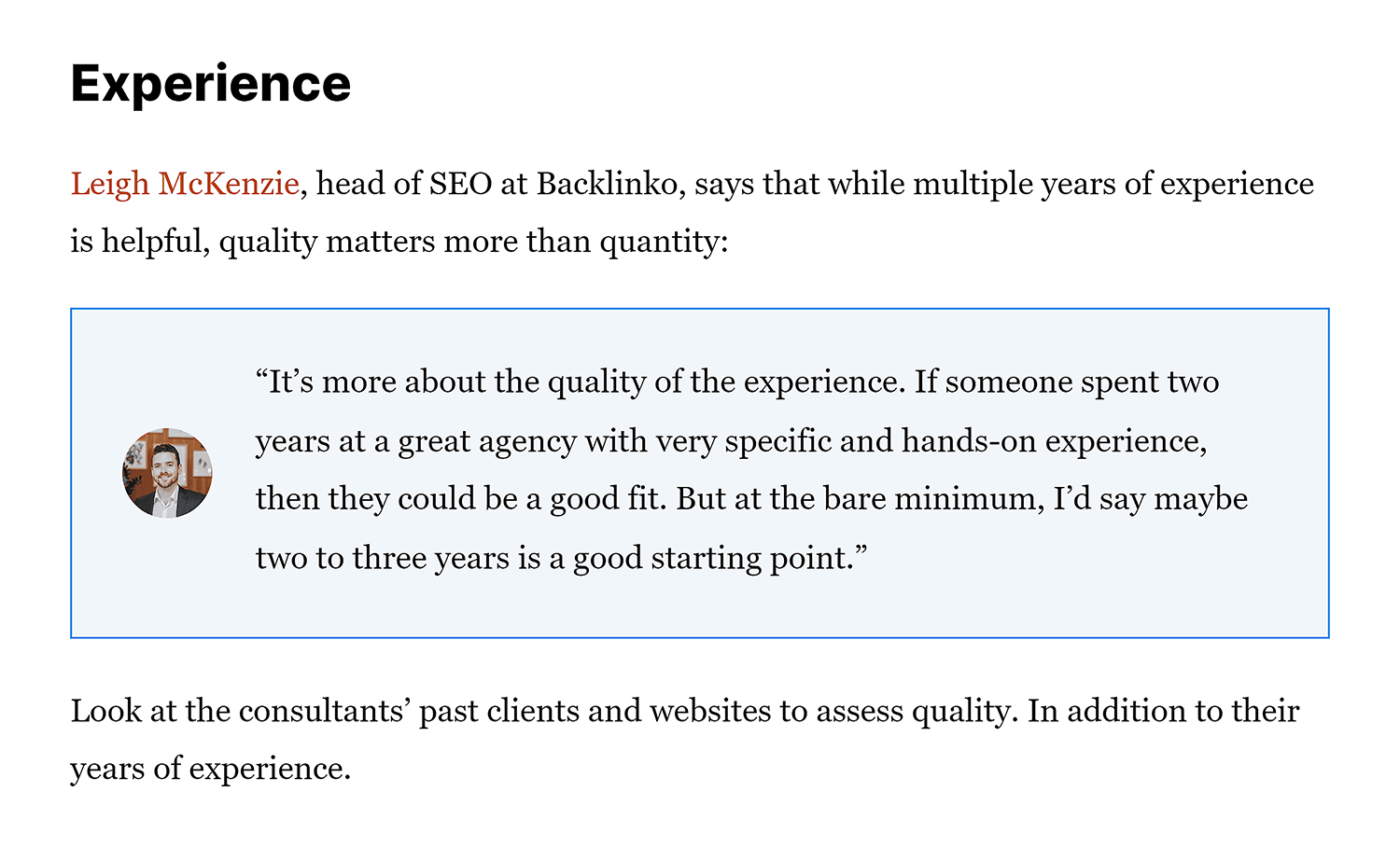 Backlinko Interview Smes