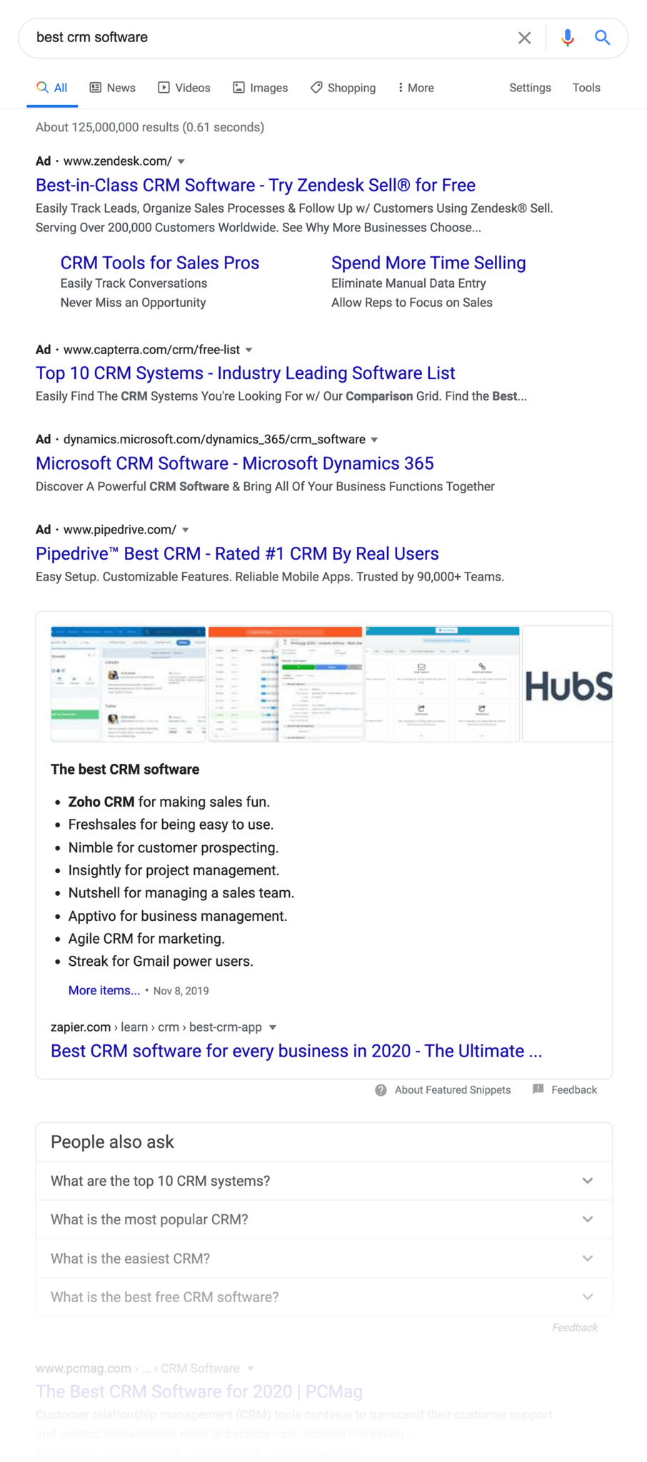 Best CRM software – SERP Best Crm Software Serp Scaled