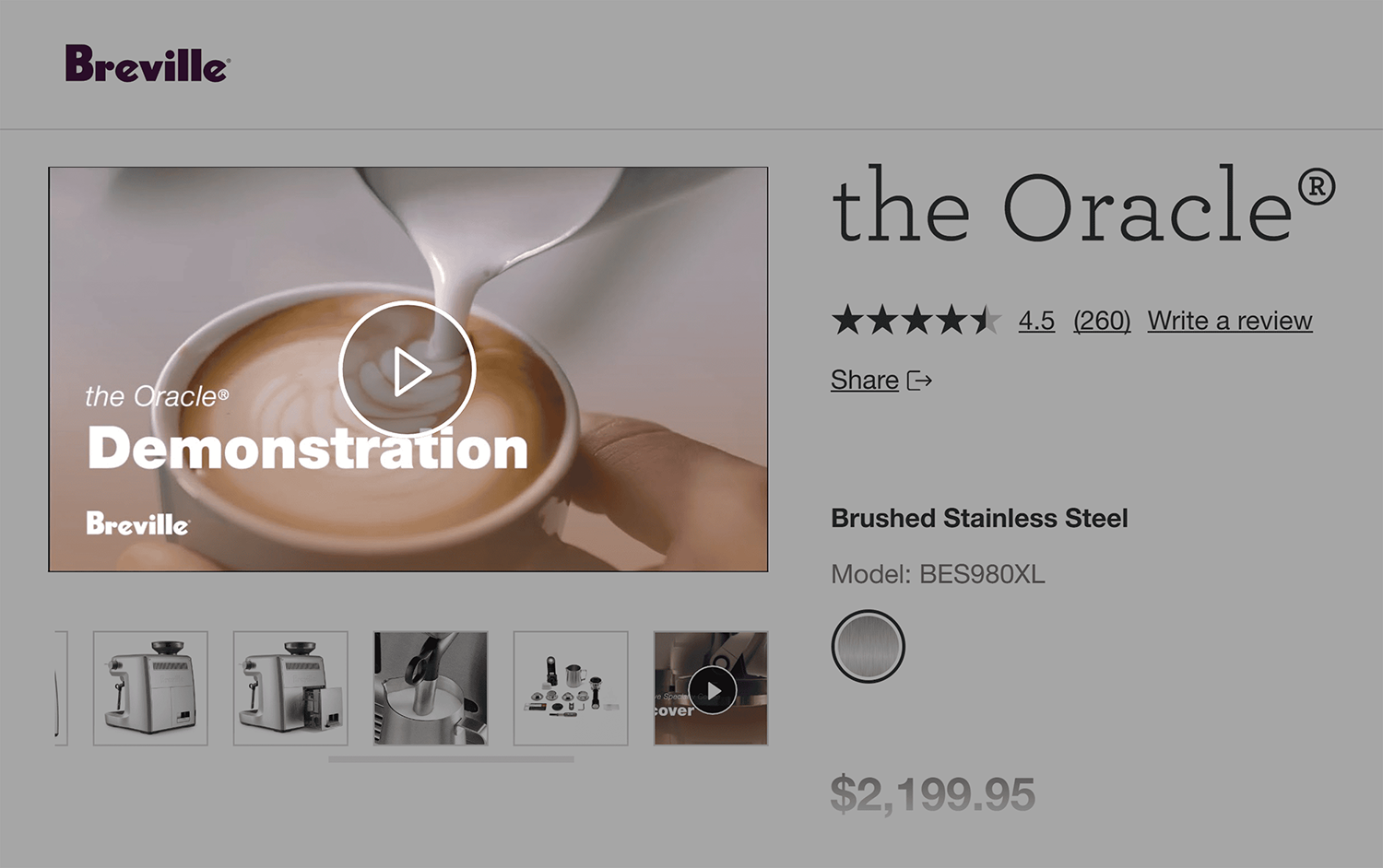 Breville Product Video
